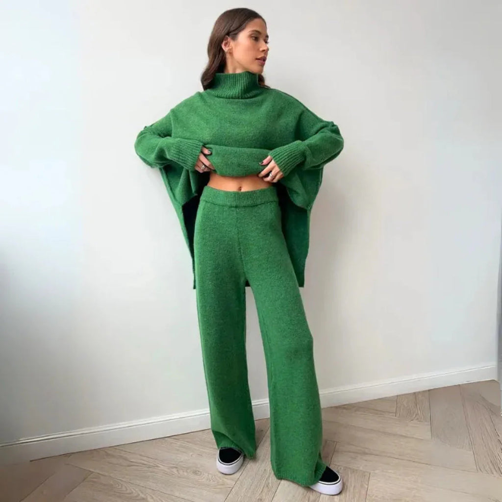 Alda Turtleneck Knit Lounge Set