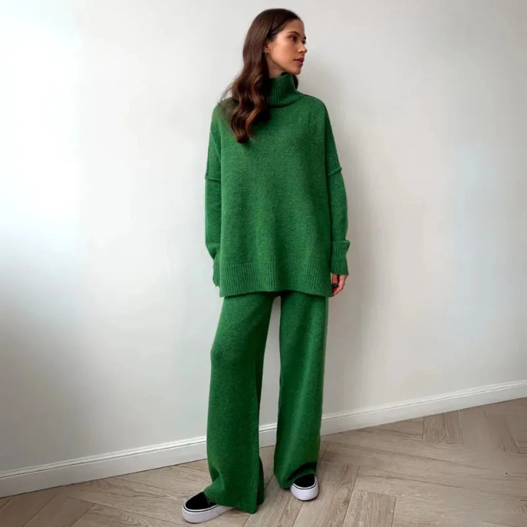 Alda Turtleneck Knit Lounge Set