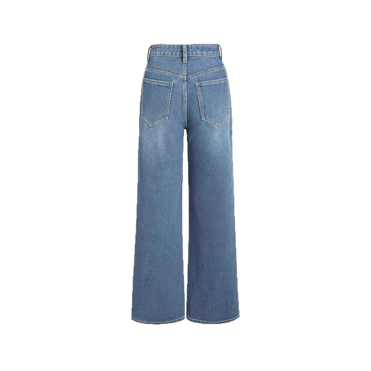 Artisio | Women Asymmetrical Wide Leg Jeans